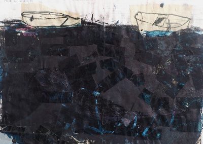 Collage auf Kalenderblatt
