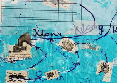 Collage auf Kalenderblatt